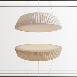 奶油风简约白色蛋挞餐厅吊灯