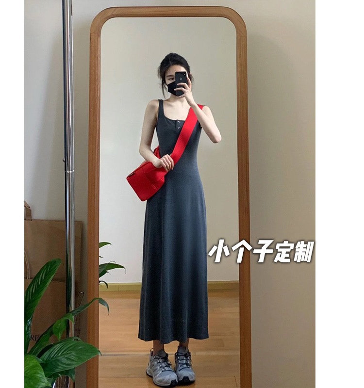 150小矮个子辣妹吊带背心连衣工作服定制