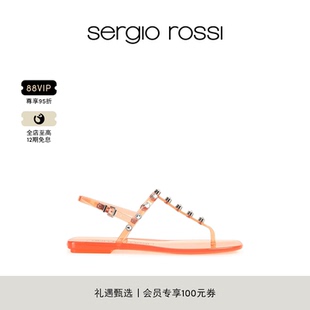 JELLY果冻胶囊系列钻饰夹趾凉鞋 SR女鞋 Rossi Sergio