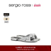 拖鞋 Sergio AKIDA系列亮面平底凉鞋 Rossi SR女鞋