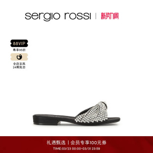 拖鞋 Sergio EVANGELIE系列钻饰平底凉鞋 SR女鞋 Rossi