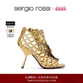 Rossi SR女鞋 MERMAID美人鱼系列镂空细跟亮片高跟鞋 Sergio 婚鞋