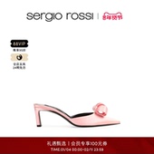 Rossi 凉鞋 SR女鞋 Sergio BIGOUDI系列尖头缎面细跟高跟鞋 拖鞋