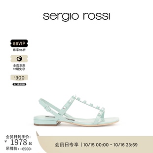 SR1系列钻饰平底凉鞋 SR女鞋 Rossi Sergio