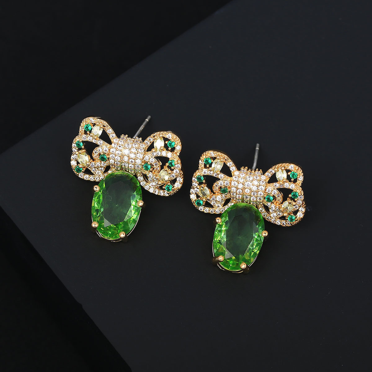 欧蒂娜饰品新款s925银针蝴蝶结微镶锆石轻奢风耳钉耳饰设计高级感,饰品/流行首饰/时尚饰品新,耳钉,淘宝优惠券,粉丝福利购,淘宝优惠卷