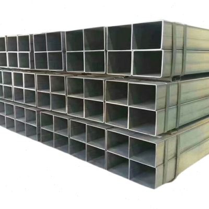 镀锌管方矩形钢管q355bq345b钢方通碳钢钢材厚壁管无缝低合金方管