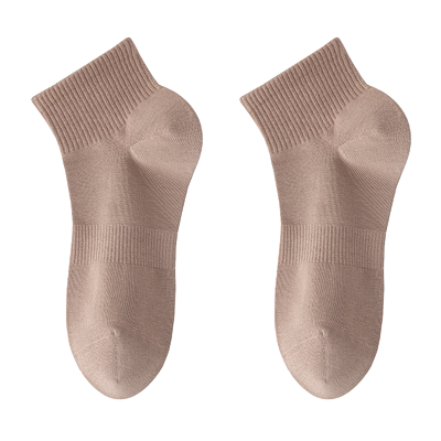 袜子男春秋款100%纯棉抗菌防臭吸汗春夏季薄款全棉白黑色中筒短袜