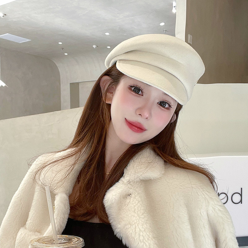 秋冬羊毛八角帽贝雷帽女显脸小毛呢鸭舌百搭马术帽小香风报童帽潮,服饰配件/皮带/帽子/围巾,帽子,淘宝优惠券,粉丝福利购,淘宝优惠卷