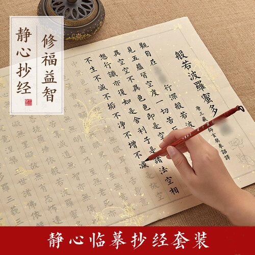 般若菠萝蜜多静心临摹抄经作品纸