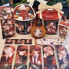 【正版代购】肯德基恋与深空爱意深空镭射票套组Q萌萌庆典玩具