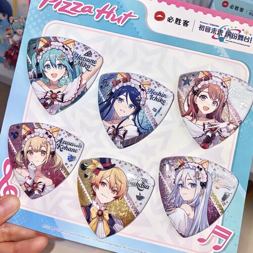 必胜客联名初音未来手机挂绳立牌