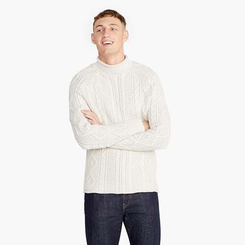 复古经典重磅jcrew高领毛衣
