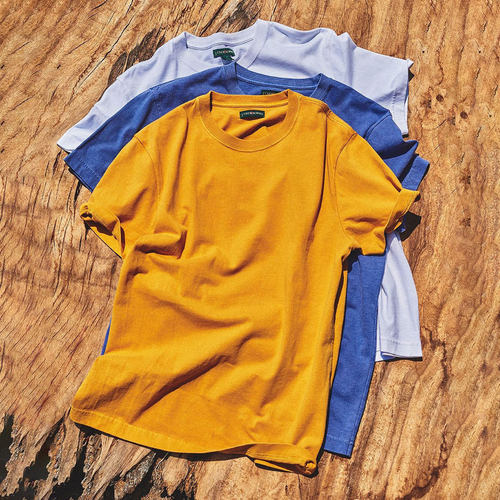 J.crew always复刻复古咔叽超越RRL经典重磅厚短袖T恤体恤男Jcrew