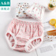 F610 纯棉印花小童小孩三角面包短裤 2条装 ab内衣女童宝宝内裤