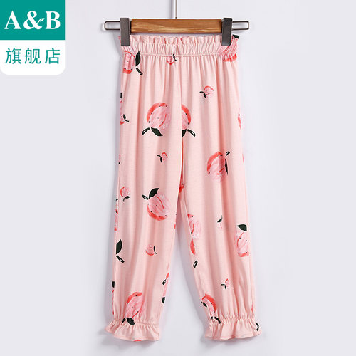 新款女童休闲裤裤外长裤儿童薄款