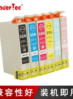 适用爱普生打印机Photo1390黑色墨盒EPSONR330墨盒Photo 1390墨盒STYLUS Photo 1390 R330 T60 T0851 85N墨水