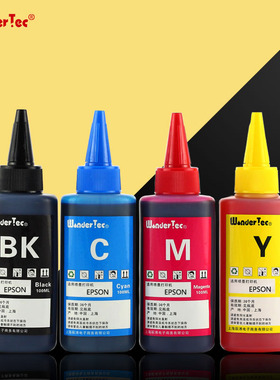 wondertec适用爱普生打印机ME330墨盒墨水Epson620F 650墨水ME330 ME350四色墨水ME30 600F连供墨水ME300填充