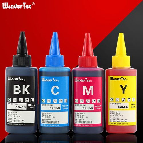wondertec适用 佳能mp288墨水 佳能g2800墨水IP1180 IP1980 IP1880佳能打印机墨水IP1100 IP2880连供墨水 4色