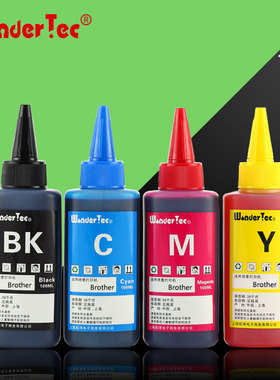 Wondertect适用兄弟MFC-J2720打印机墨水 J2320墨水 J5720DW墨水J415W J220 J100 J5910DW黑色 彩色 填充墨水
