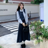 【现货】假两件飘带马甲连衣裙157-2212-P165K248，女装连衣裙，浙宝157（原165A）