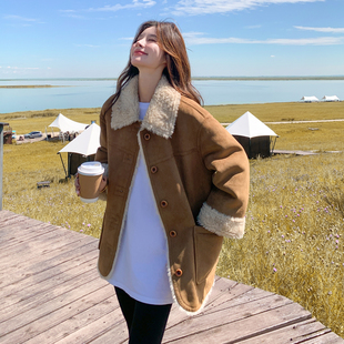 2279 157 双面穿麂皮羊羔毛外套 P205K308 现货