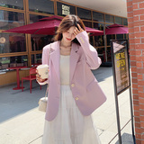 【现货】飘带紫粉色西装157-8732-P125-K178，女装西装，浙宝157（原165A）