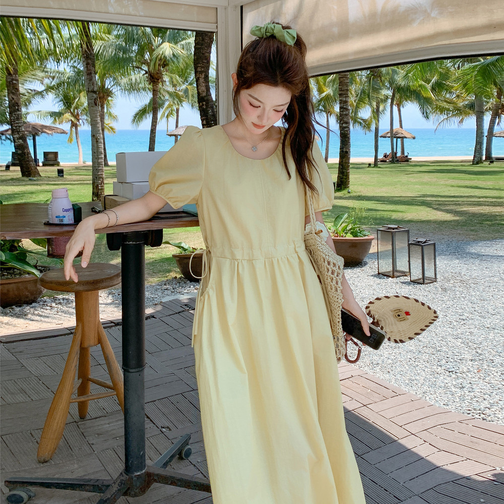 2025新款法式减龄收腰连衣裙157-9093-P125K188,女装连衣裙,浙宝157（原165A）