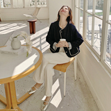 蕾丝花边牛仔外套女2025春季新款独特设计感超好看小个子休闲上衣，女装短外套，浙宝157（原165A）