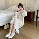 独特漂亮花朵刺绣套装裙女2025春季新款超仙浪漫上衣半身裙两件套，女装套装/套裙，浙宝157（原165A）