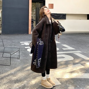 3313 157 翻领皮毛一体羊羔毛外套 P235K348 现货