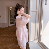 新中式国风甜美刺绣防晒上衣套装女2025夏季新款显瘦短裤子两件套，女装套装/套裙，浙宝157（原165A）