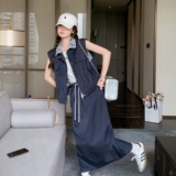 又a又飒工装马甲套装裙女夏季2025超火慵懒休闲气质半身裙两件套，女装套装/套裙，浙宝157（原165A）