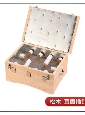 艾灸盒实木艾灸盒子腰腹背部艾盒器具木制全身通用肚子家用大灸箱