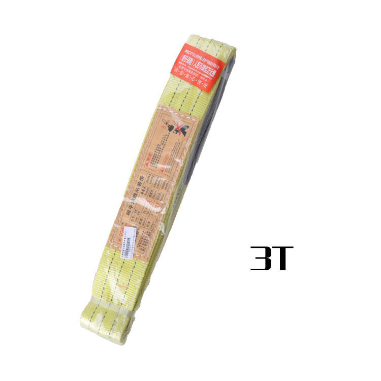 五洲牌吊装带扁平环眼吊装带起重吊装带辰力牌五洲EB彩色1T2T吊带