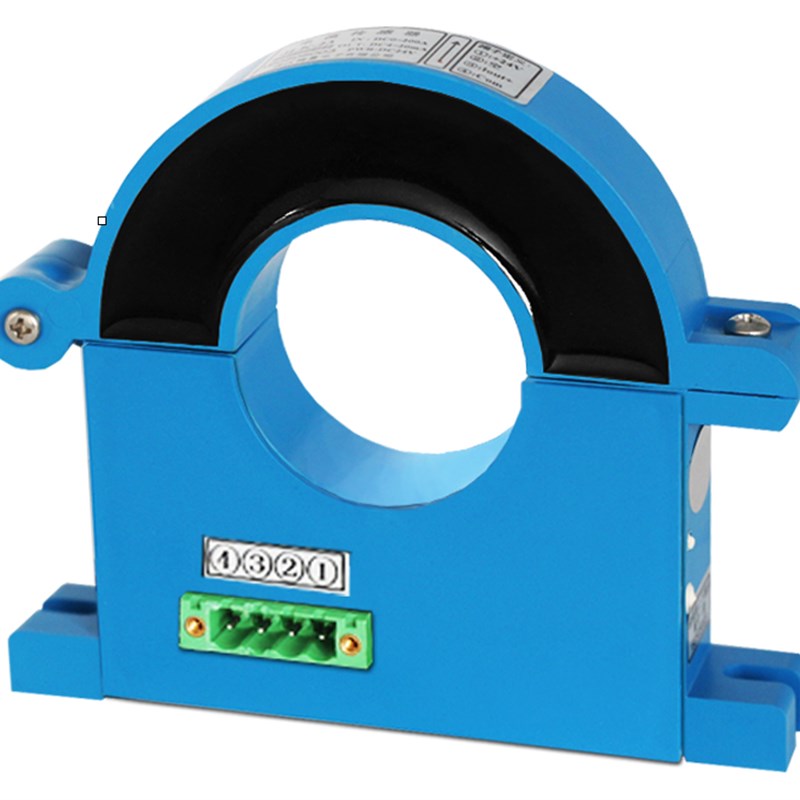 交/直流霍尔电流变送器开合式 输入量程0-3000A 输出4-20mA/RS485