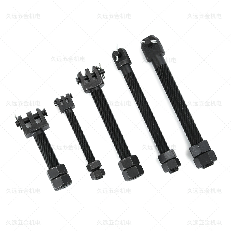 板式链条调节螺丝杆叉车链条接头配件传动链接头升降平台举升螺杆