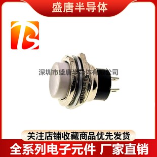 DS-212圆形自复位无锁小型点动按键开关 电子吊秤2脚16mm按钮开关
