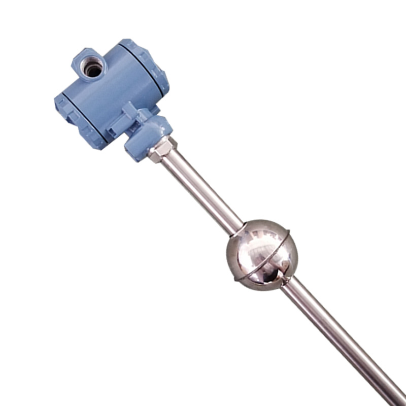 浮球液位变送器磁性直杆远传液位计4-20mA磁翻板干簧管液位传感器