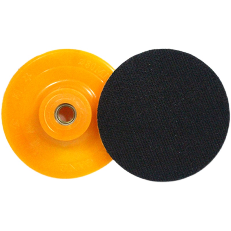 干磨片粘盘吸盘磨头水磨片底座石材抛光片自粘盘托盘打磨盘植绒盘