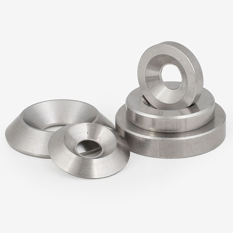 304不锈钢锥形鱼眼垫片平行沉头垫片装饰垫圈沉孔垫片实心M5-M10