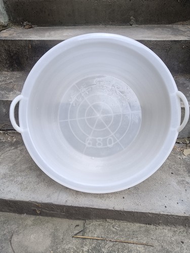 大灰槽子建筑筋灰盆灰槽灰斗加厚装修大号砂浆盆胶盆专用塑料工地