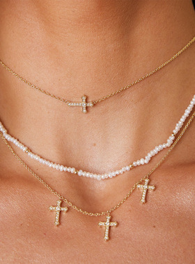 英国george melis欧美吊坠项链锁骨链简约经典元素吊坠钛钢炉内