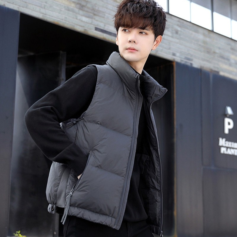 cleanfit运动简约羽绒马夹男休闲保暖短款立领外套马甲背心夹克潮,男装,羽绒马甲,淘宝优惠券,粉丝福利购,淘宝优惠卷