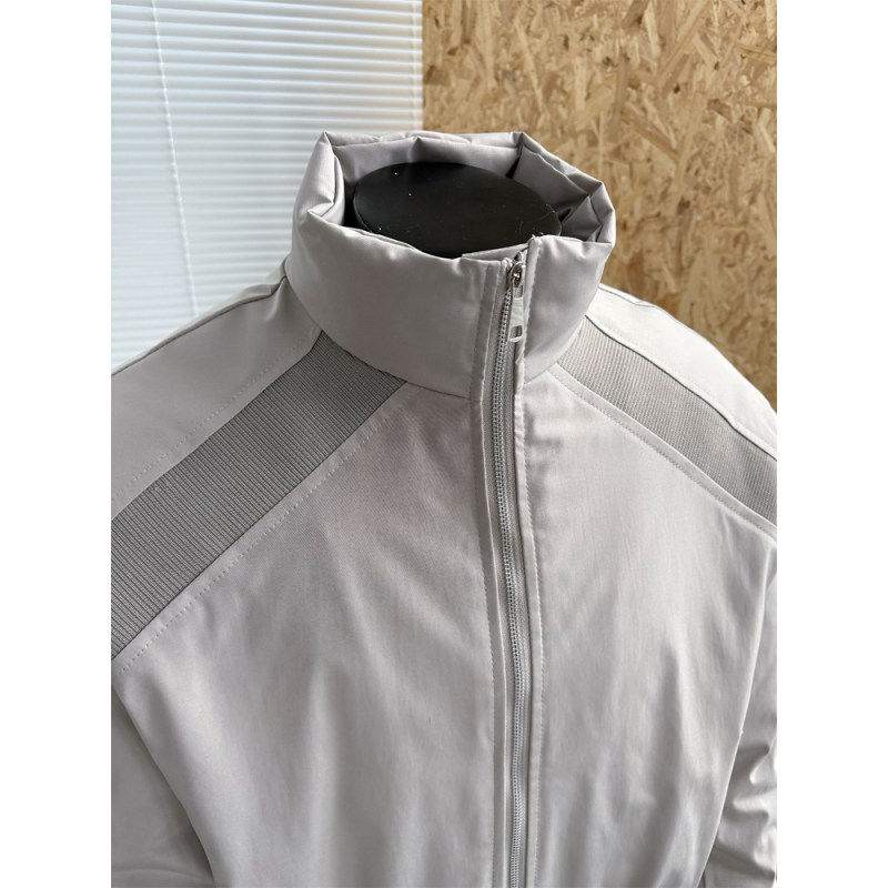 美式中性风保暖棉服外套男士解构立领棒球服棉衣2025秋冬运动夹克