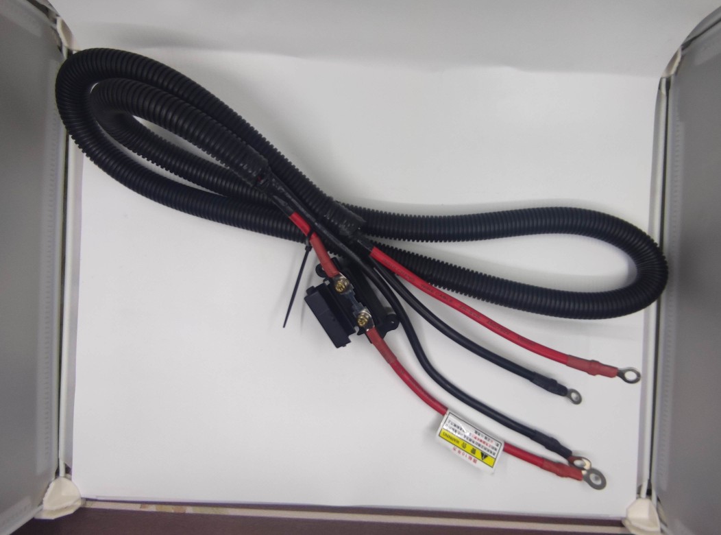 一汽金标静音王24v驻车发电机原装电瓶线配件10平方1.8米电瓶线