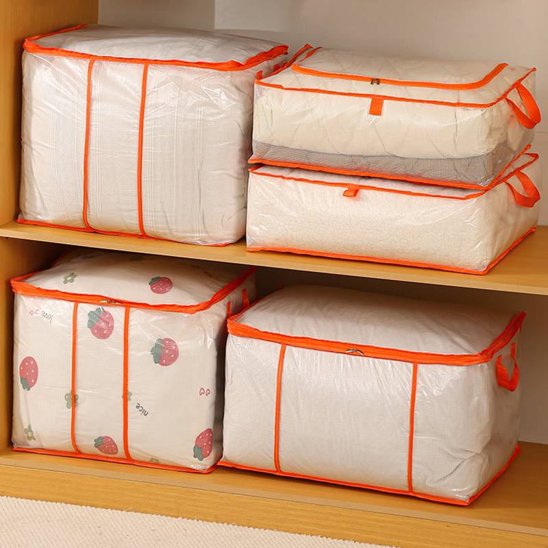 被子收纳袋装衣服棉被羽绒服专用整理袋大容量搬家行李透明打包袋