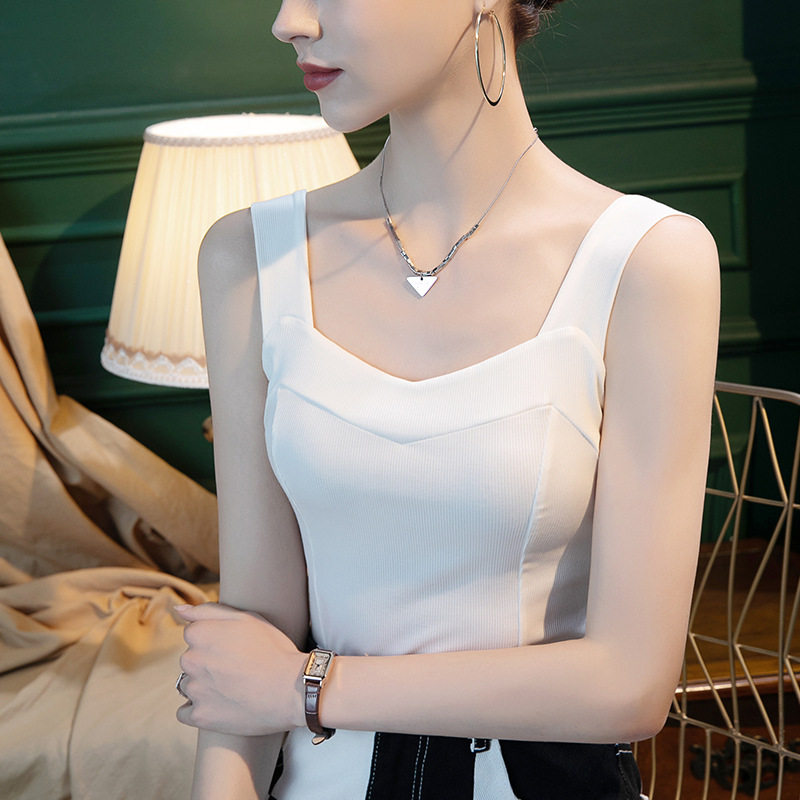 无袖背心女夏拉丁吊带上衣美背