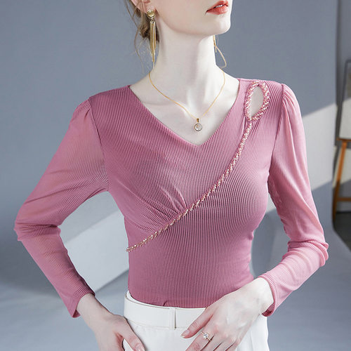 秋季新款网纱洋气拉丁舞服长袖