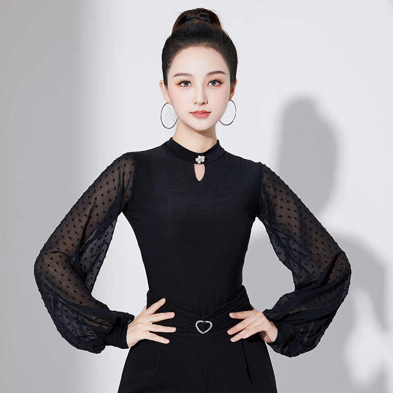 专业高端拉丁舞连体上衣舞蹈演出