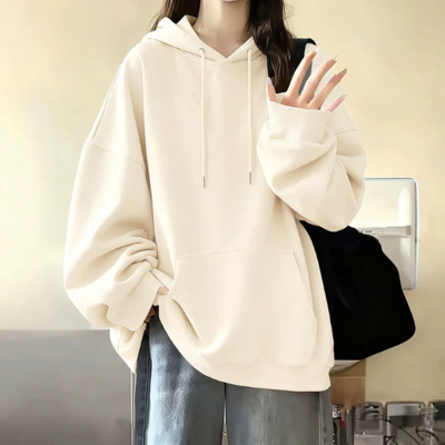 连帽卫衣女宽松oversize外套上衣